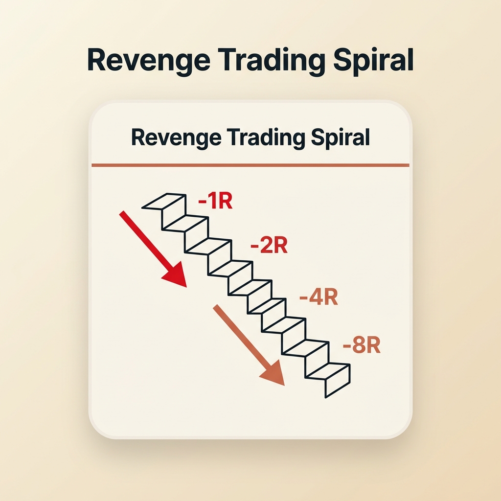 Revenge trading spiral