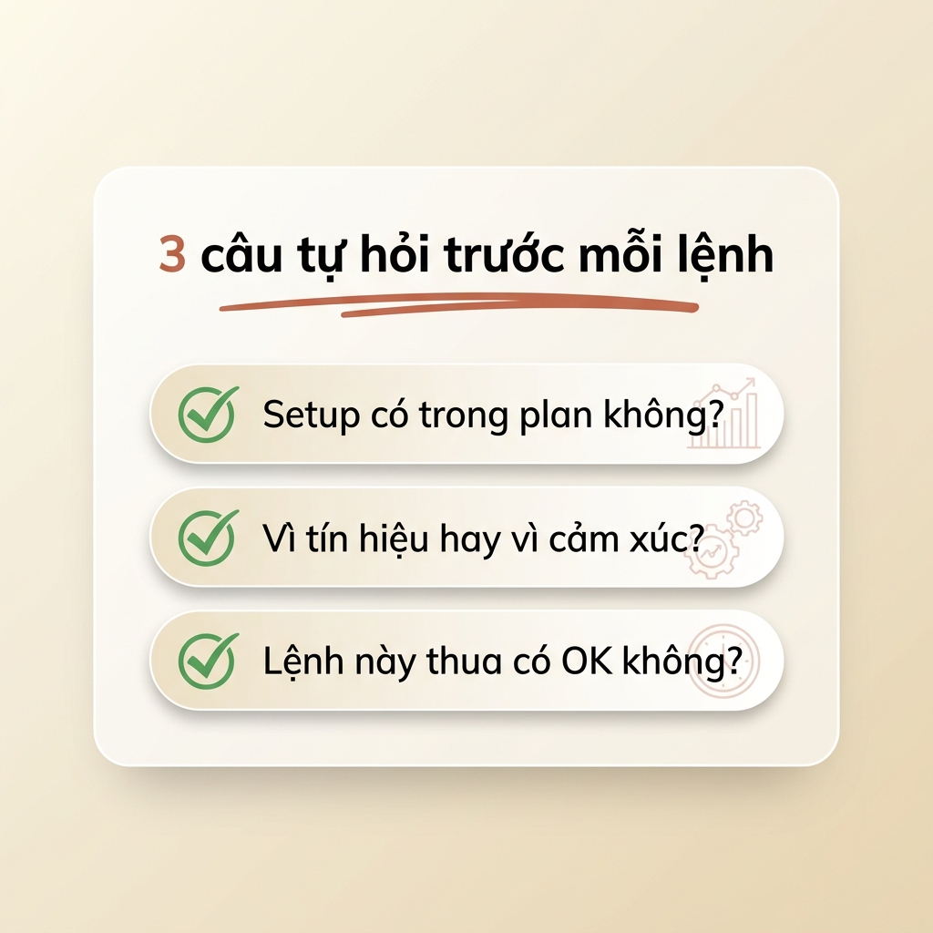3 câu tự hỏi trước mỗi lệnh