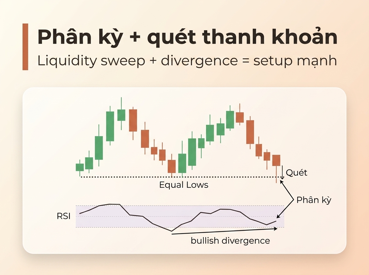 Phân kỳ quét thanh khoản